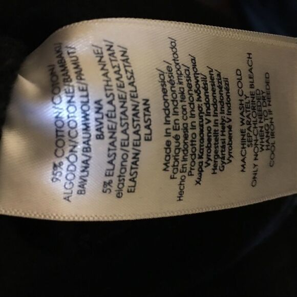 Chaps Triple Black stretch above ankle Straight ! - Picture 4 of 4